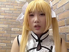 Japanese Cosplay Panty Tease 1