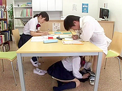 library under the table