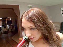 AMWF Amy Brooke Helps Asian Man Play Billiards