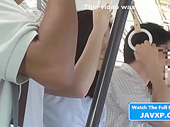 Hot Asian Teen On The Public Subway