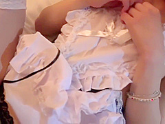 「japanese Uncensored」　shaved Amateur Beauty and Cosplay SEX