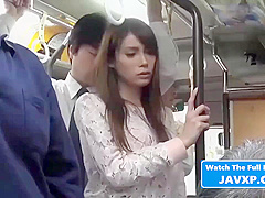 Shy Asian Teen Fucked In Public On The Bus