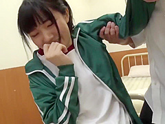 Japanese Schoolgirl Footjob