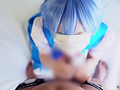 【SSR+限定】東方Projectチルノコスプレ ハメ撮り4k動画