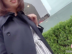 Gorgeous Asian Babe Pleasures Her Pussy With Sex Toy While Sucking Cock