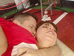 Alexa Nicole Gets Served Up A Screwball