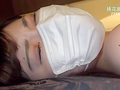 Japanese Asian With Hot Ass Fingered Before Sucking On Dick