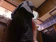 Naughty Japanese Housewife Pussy Play