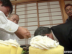 Japanese Gal Asuka Ayanami Is A Food Plate Uncensored