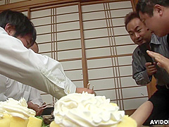 Japanese Gal Asuka Ayanami Is A Food Plate Uncensored