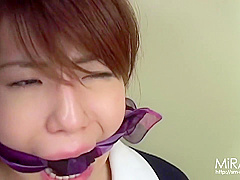 Asian Sub Girl Gets Roped Up And Made To Piss. Full Video. 720 Hd