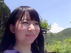 Rina Kawakami White Cotton Panties Forest Strip