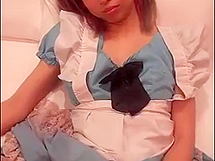 Japanese Idol [mayuka] French Maid Costume Part1 Blowjob And Lotion Handjob