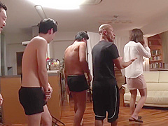 Japanese Lady Pleasing The Curious Sqaud