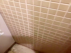 Sneaking Into The Public Mens Restroom! Masturbating For A Long Time Even Though Guys Are Here