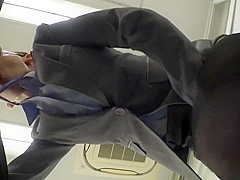 A Sober Married Woman In The Corner Of The Workplace