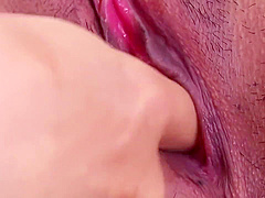 Asian Nasty Stunner Plays With Wet Vagina