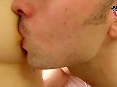 Japanese Girl Gets Bonked By White Cock