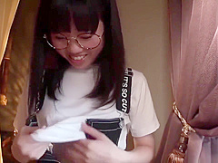 Nerd Asian Girl In Glasses First Porn Video