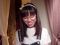Nerd Asian Girl In Glasses First Porn Video