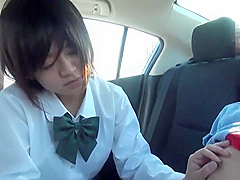 車内円交 手コキ射 薄モ -