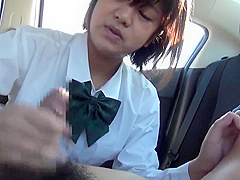 車内円交 手コキ射 薄モ -