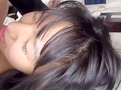 Asian Slut Enjoys A Messy Blowjob And Creampie