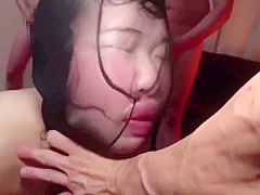 Pantyhose face Japanese slut gets her worst sexual experience in life