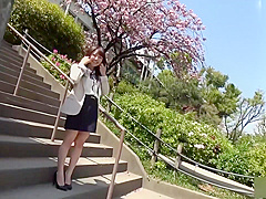 lick Japanese girl's feet