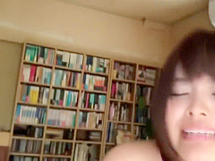 Creampie sex with a sensitive nipple busty girl