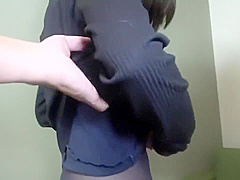 Japanese college girl gets creampie twice