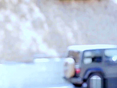 Cute Asian Girl In Fuzzy Stockings and Hat Gets Fucked by Brothers Friend