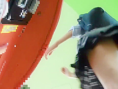 盗撮 ゲームセンター UPS Upskirt パンチラ 逆さ撮り