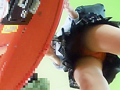 盗撮 ゲームセンター UPS Upskirt パンチラ 逆さ撮り