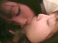 Uncensored japanese FFM threesome