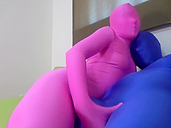 Zentai girl handjob dlzts-260