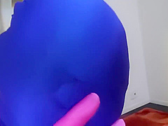 Zentai girl handjob dlzts-260