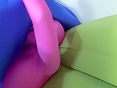 Zentai girl handjob dlzts-260