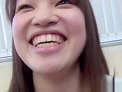 Brown haired Japanese whore