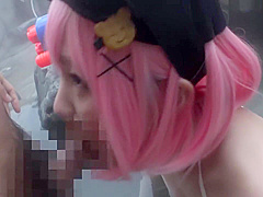 Schoo-live! Cosplay Jav Open-air Bath Sex