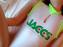 Japanese Grid Girl Race Queen Kyoko Case #10 Leotard Fuck