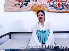 Md0108 Zhang Yunxi 情欲古筝师紧射无端五十弦-张芸熙