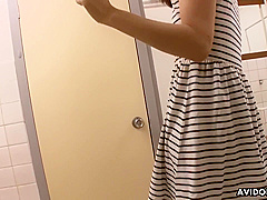 Japanese Brunette, Saki Aiba Is Often Pleasing Various Men, Uncensored