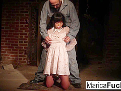 Marica Gets Stripped And Fondled In The Basement With Marica Hase