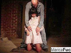 Marica Gets Stripped And Fondled In The Basement With Marica Hase