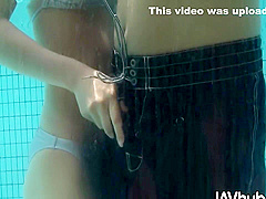 Megumi Shino In Shino Aoi Plays With Her Boyfriend At The Pool