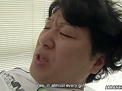 Japanese Sayaka Aishiro Sucks Dick While At Work Uncensored