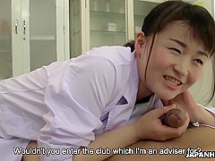 Japanese Sayaka Aishiro Sucks Dick While At Work Uncensored