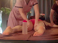 여안마사라고 방심한 유부녀