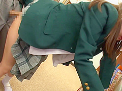 Ruka Inaba And Ichika Matsumoto - Groping And Pleasure In The Sch**l Library